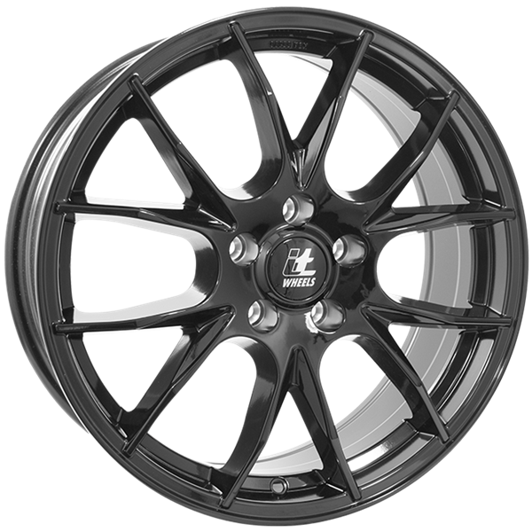 itWHEELS Kira Gloss Black 6,50x16 4x108,00 ET45,00