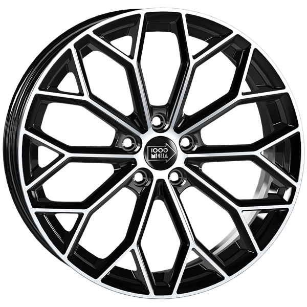 Mille Miglia MM1030 Black Polished 7,50x17 5x108,00 ET45,00